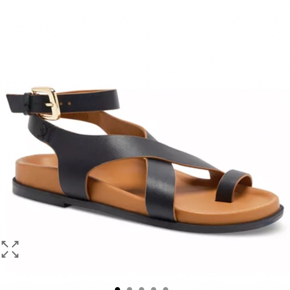 Women’s Free People Anya Crisscross Toe Ring Sandals